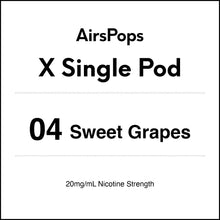 04 Sweet Grapes - AirsPops X Pod SINGLE PACK in AIRSCREAM NZ