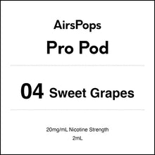 04 SWEET GRAPE - AirsPops Pro Pods 2ml