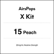 15 Peach - AirsPops X Kit in AIRSCREAM NZ