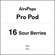 16 SOUR BERRIES - AirsPops Pro Pods 2ml
