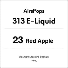 23 APPLE - AirsPops 313 E-LIQUID  10ML