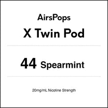 44 Spearmint - AirsPops X Pod TWIN PACK in AIRSCREAM NZ