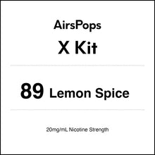 89 Lemon Spice - AirsPops X Kit in AIRSCREAM NZ