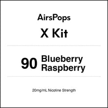 90 Blueberry Raspberry - AirsPops X Kit in AIRSCREAM NZ