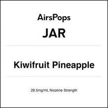 Kiwifruit Pineapple - JAR by AirsPops E-LIQUID 30ml in AIRSCREAM NZ