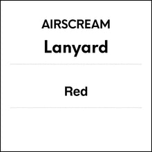AIRSCREAM Lanyard Red color