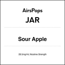 Sour Apple - JAR by AirsPops E-LIQUID 30ml in AIRSCREAM NZ