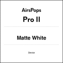 AirsPops Pro II Vape Device - Matte White in AIRSCREAM NZ