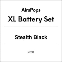 AIRSCREAM AirsPops XL Vape Battery Set Stealth Black Colour in AIRSCREAM NZ