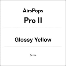 AirsPops Pro II Vape Device - Glossy Yellow in AIRSCREAM NZ