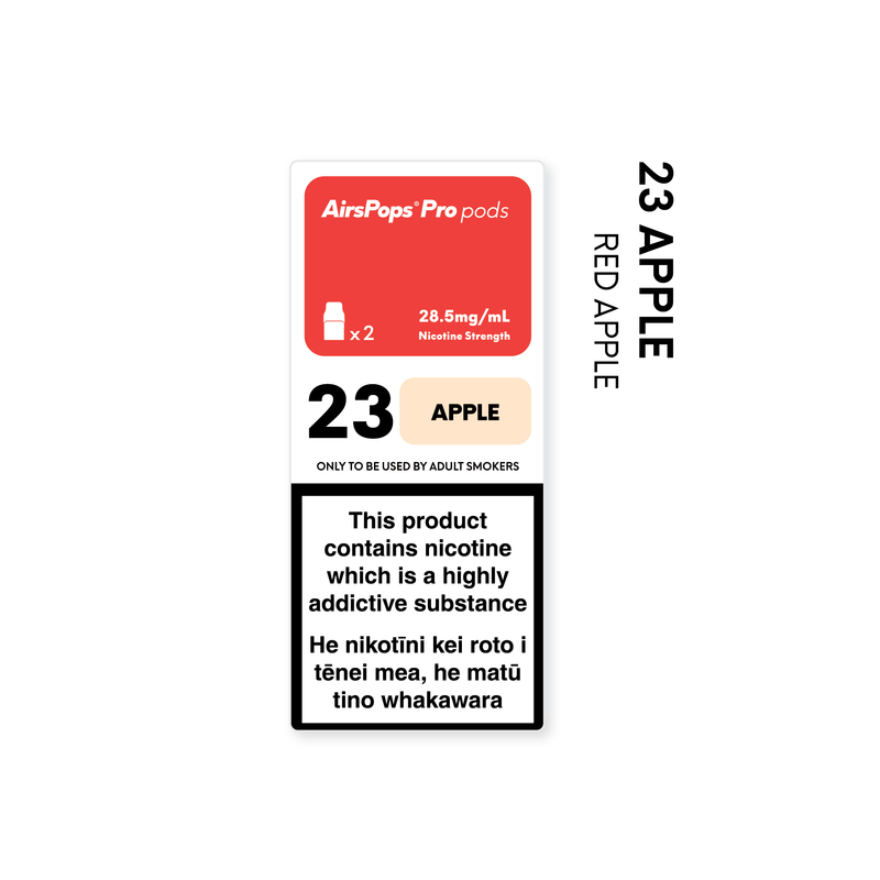 NO. 23 APPLE (Red Apple) - AirsPops Pro Pods 2ml