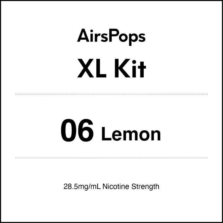 AirsPops XL C Starter Kit & XL Disposable Pod  AIRSCREAM NZ