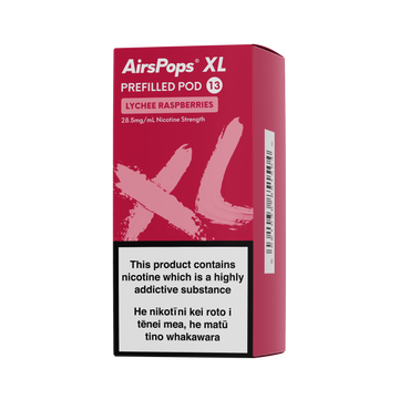 13 LYCHEE RASPBERRIES - AirsPops XL Pod 10ml