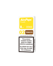 02 TOBACCO - AirsPops Pro Pods 2ml