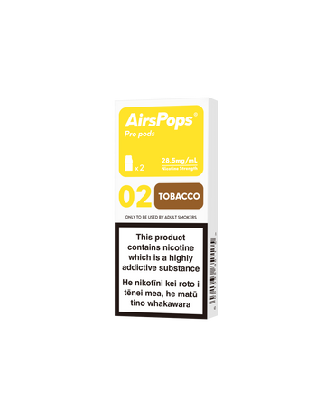02 TOBACCO - AirsPops Pro Pods 2ml
