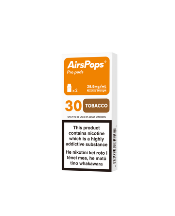 30 TOBACCO - AirsPops Pro Pods 2ml