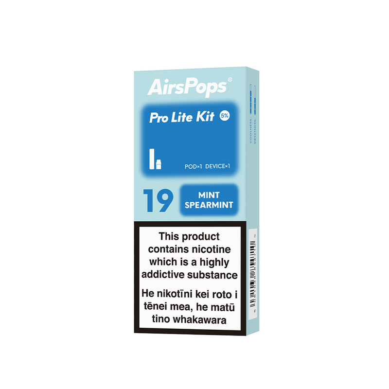 AIRSCREAM AirsPops Pro Lite Kit - Mint Spearmint (Prev. Polar Mint)