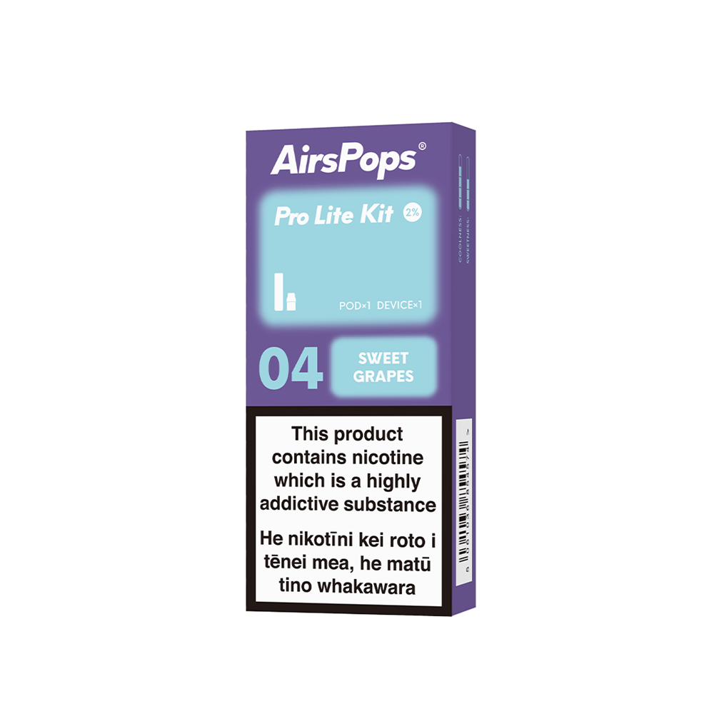 AIRSCREAM AirsPops Pro Lite Kit - Sweet Grapes (Prev. Freezy Grape)