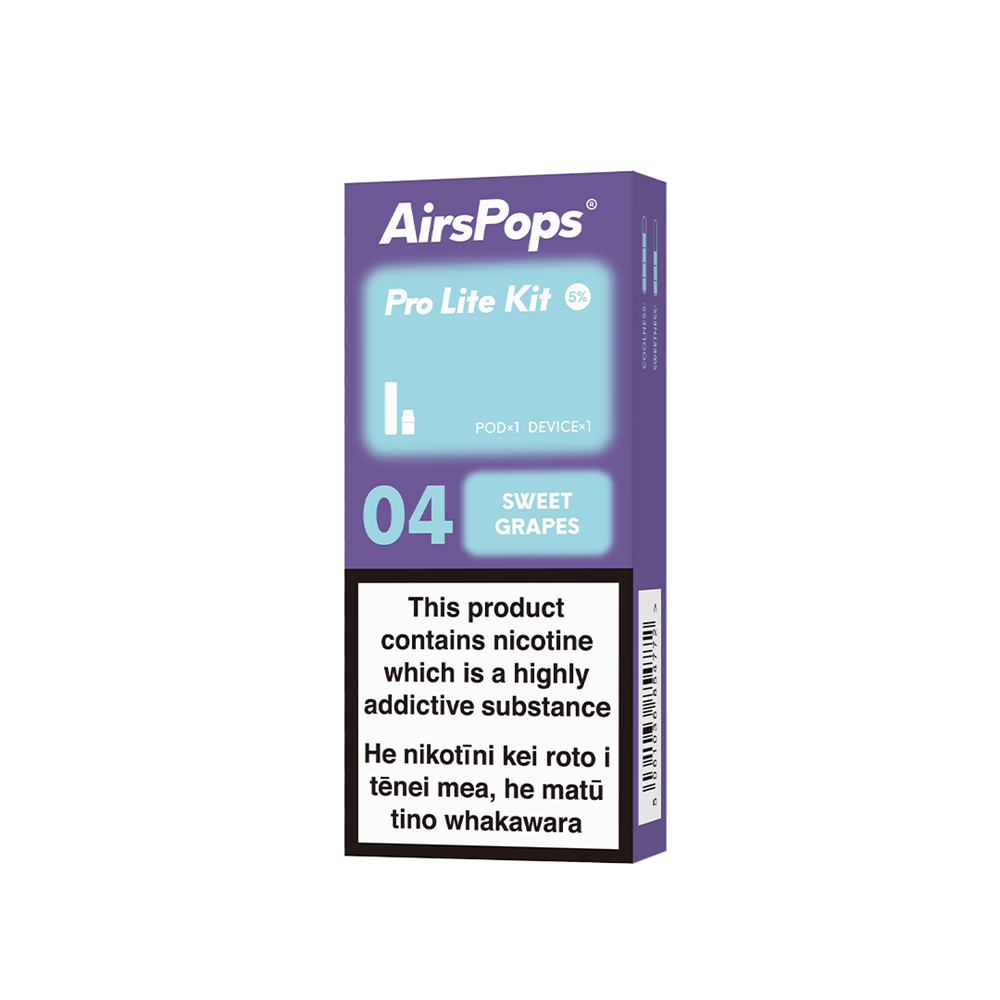 AIRSCREAM AirsPops Pro Lite Kit - Sweet Grapes (Prev. Freezy Grape)