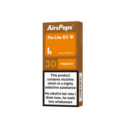 AIRSCREAM AirsPops Pro Lite Kit - Tobacco (Prev. Virginia Toba)