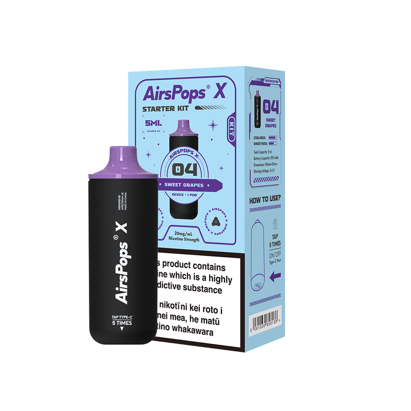 AIRSCREAM AirsPops X Kit - 04 Sweet Grapes (Freezy Grape)