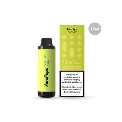 Cantaloupe -- AIRSCREAM AirsPops ONE USE (Disposable) 12ml Mesh