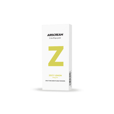 Zesty Lemon -- AIRSCREAM AirsPops 1.6ML Pods - AIRSCREAM NZ