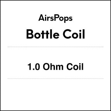 1.0 Ohm Coils for bottle. by AirsPops vape device in AIRSCREAM NZ