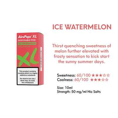 NO. 05 Watermelon (Ice Watermelon) - AirsPops XL Pod 10ml