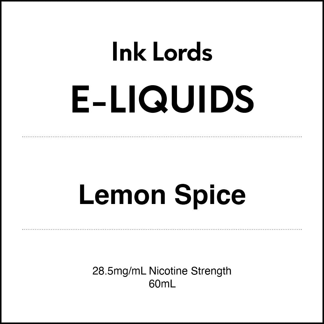 LEMON SPICE - INK LORDS E-liquids 60ml AIRSCREAM NZ LEMON SPICE - INK LORDS E-liquids 60ml AIRSCREAM NZ