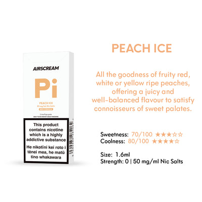 NO.15 PEACH (Peach Ice) - AirsPops Pods 1.6ml