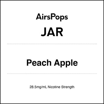 Peach Apple - JAR by AirsPops E-LIQUID 30ml in AIRSCREAM NZ