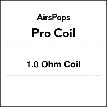 AirsPops Pro vape device coil 1.0 Ohm in AIRSCREAM NZ 