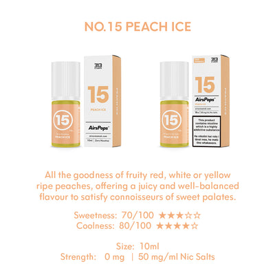 AIRSCREAM 313 E-LIQUID Peach Ice 10ml