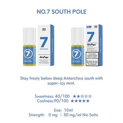 AIRSCREAM 313 E-LIQUID South Pole 10ml - AIRSCREAM NZ