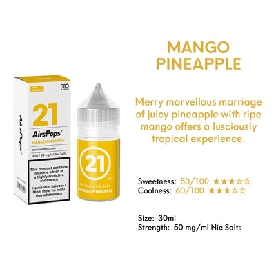 NO. 21 MANGO PINEAPPLE - AirsPops 313 E-LIQUID 30ml