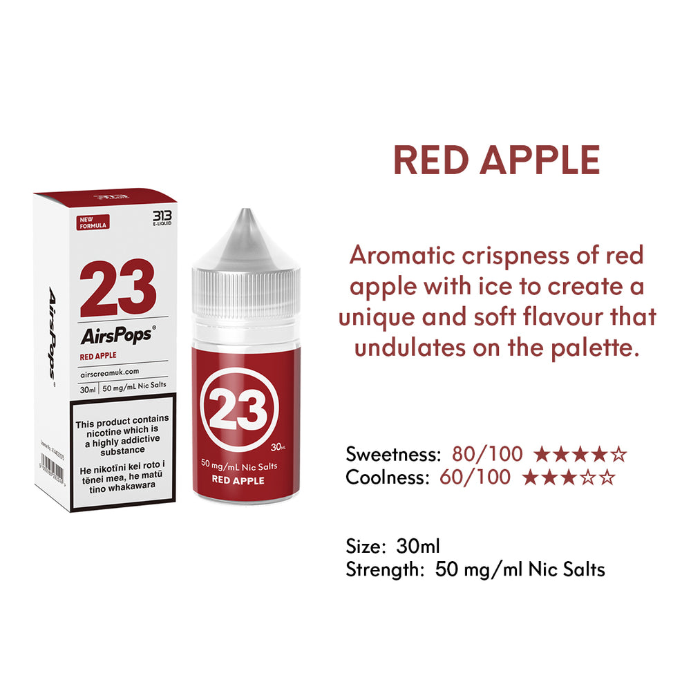 AIRSCREAM 313 E-LIQUID Red Apple 30ML