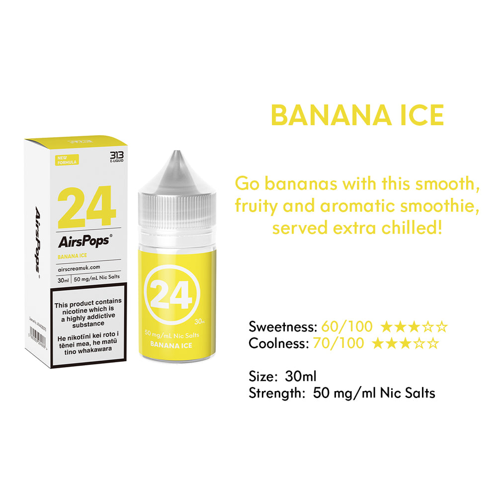 AIRSCREAM 313 E-LIQUID Banana Ice 30ML