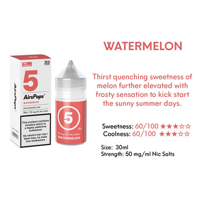 AIRSCREAM 313 E-LIQUID Watermelon 30ml - AIRSCREAM NZ