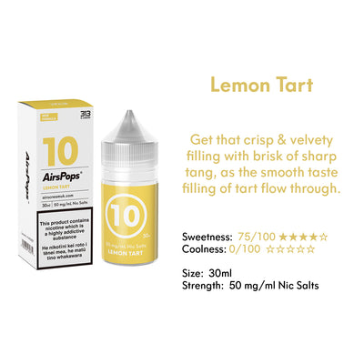 AIRSCREAM 313 E-LIQUID Tarte Au Citron 30ml - AIRSCREAM NZ