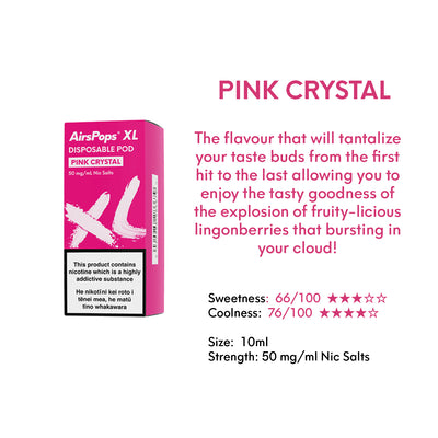 Pink Crystal - AIRSCREAM AirsPops XL Pod