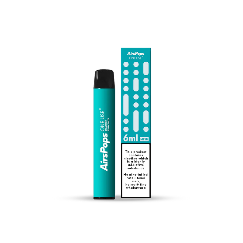 Spearmint -- AIRSCREAM AirsPops ONE USE (Disposable) 6ml Mesh