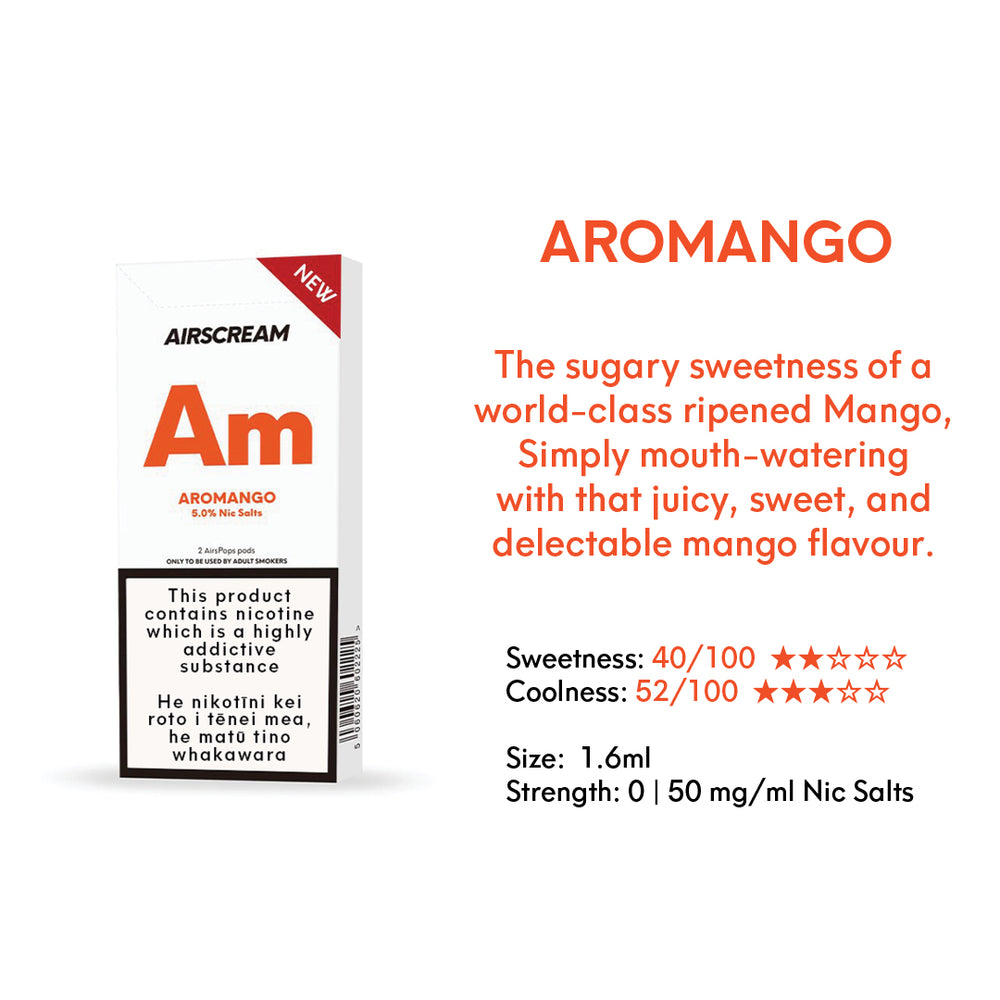 Aromango -- AIRSCREAM AirsPops 1.6ML Pods
