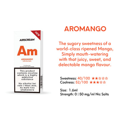 Aromango -- AIRSCREAM AirsPops 1.6ML Pods