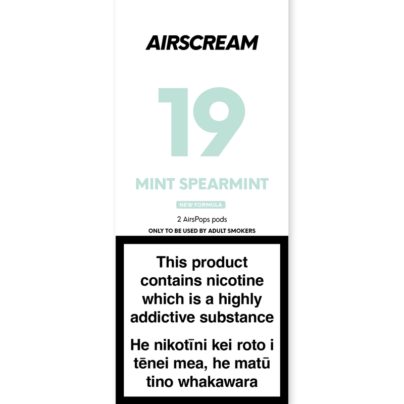 NO.19 MINT PEPPERMINT (Polar Mint) - AirsPops Pods 1.6ml