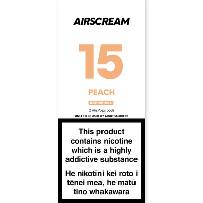 NO.15 PEACH (Peach Ice) - AirsPops Pods 1.6ml