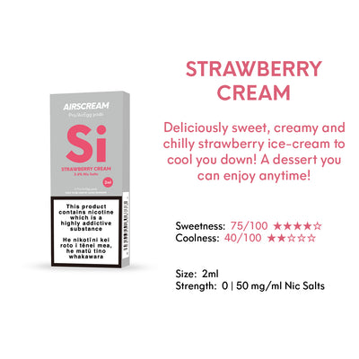 Strawberry Ice Cream - AIRSCREAM AirsPops Pro 2ml Pods Specifications