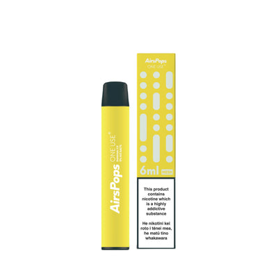 Banana Ice -- AIRSCREAM AirsPops ONE USE (Disposable) 6ml Mesh