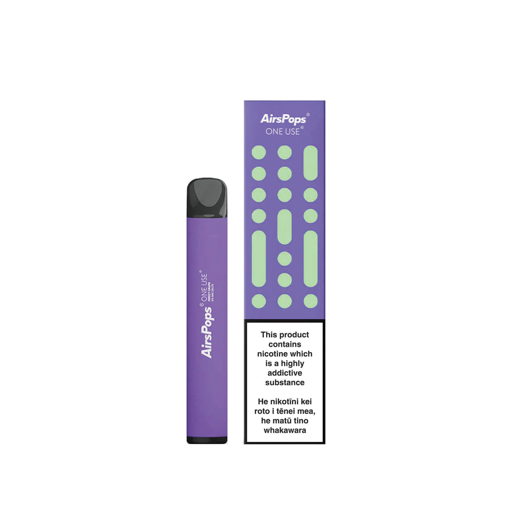 Freezy Grape -- AIRSCREAM AirsPops One-Use (Disposable) 3ml - AIRSCREAM NZ