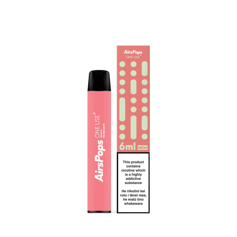 Guava -- AIRSCREAM AirsPops ONE USE (Disposable) 6ml Mesh